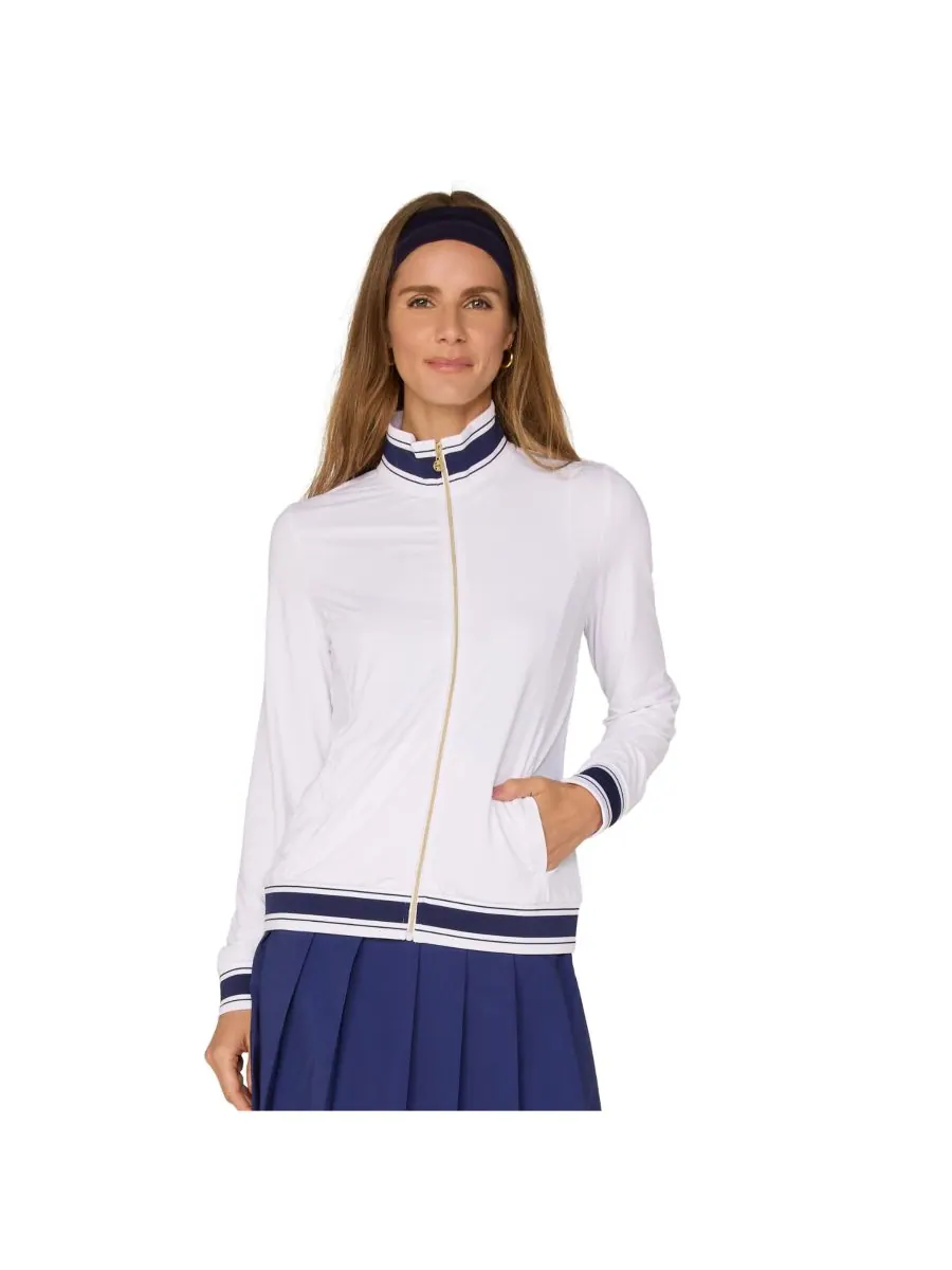 Куртка с ребристой отделкой G Lifestyle Clothing — белый