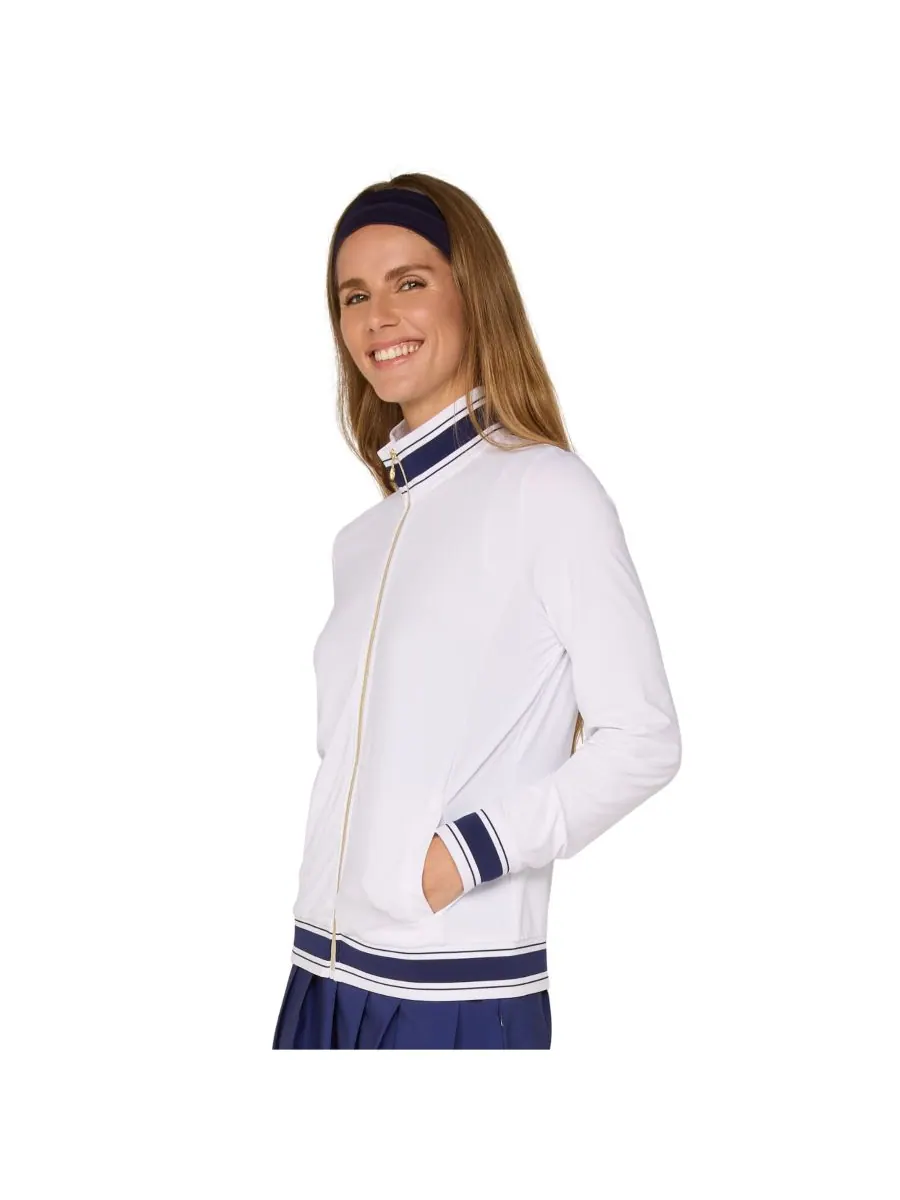 Куртка с ребристой отделкой G Lifestyle Clothing — изображение 2 из 4, белый