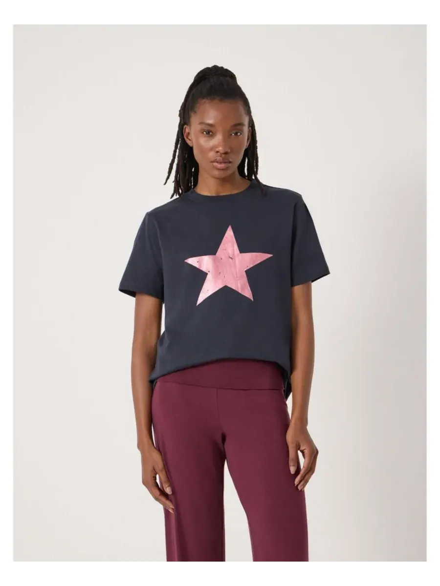 Женская футболка Bea Graphic Star Hush — синий