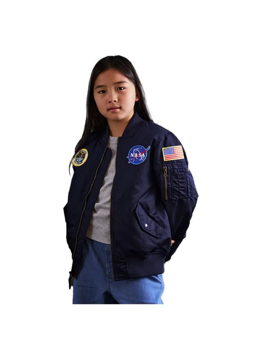 Молодежная НАСА Ма-1 Alpha Industries — синий