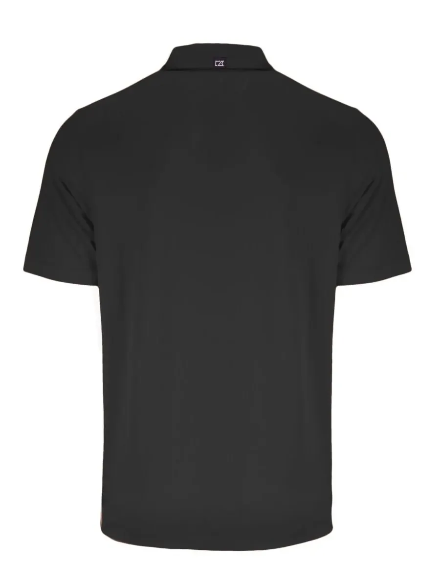 Футболка-поло Forge Eco Stretch из переработанных материалов больших размеров Cutter & Buck — изображение 2 из 3, черный