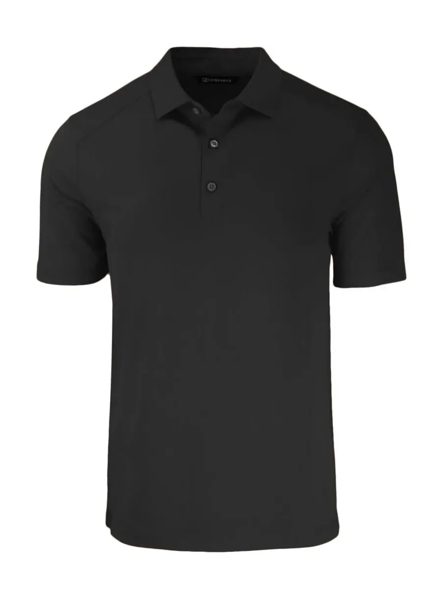 Футболка-поло Forge Eco Stretch из переработанных материалов больших размеров Cutter & Buck — изображение 3 из 3, черный
