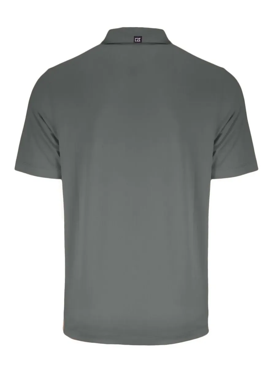 Футболка-поло Forge Eco Stretch из переработанных материалов больших размеров Cutter & Buck — изображение 2 из 3, серый