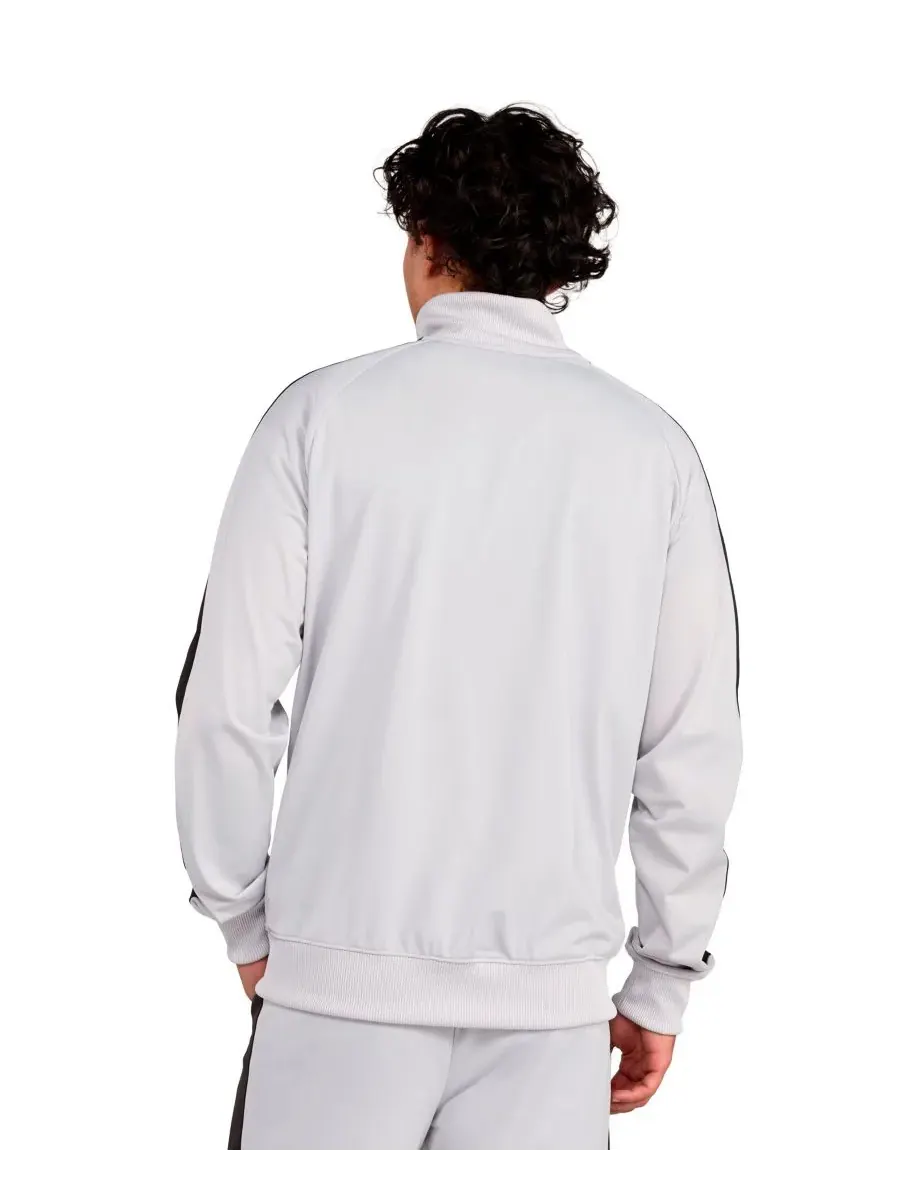 Мужская спортивная куртка Essential T7 на молнии Puma — изображение 3 из 3, светлый серый