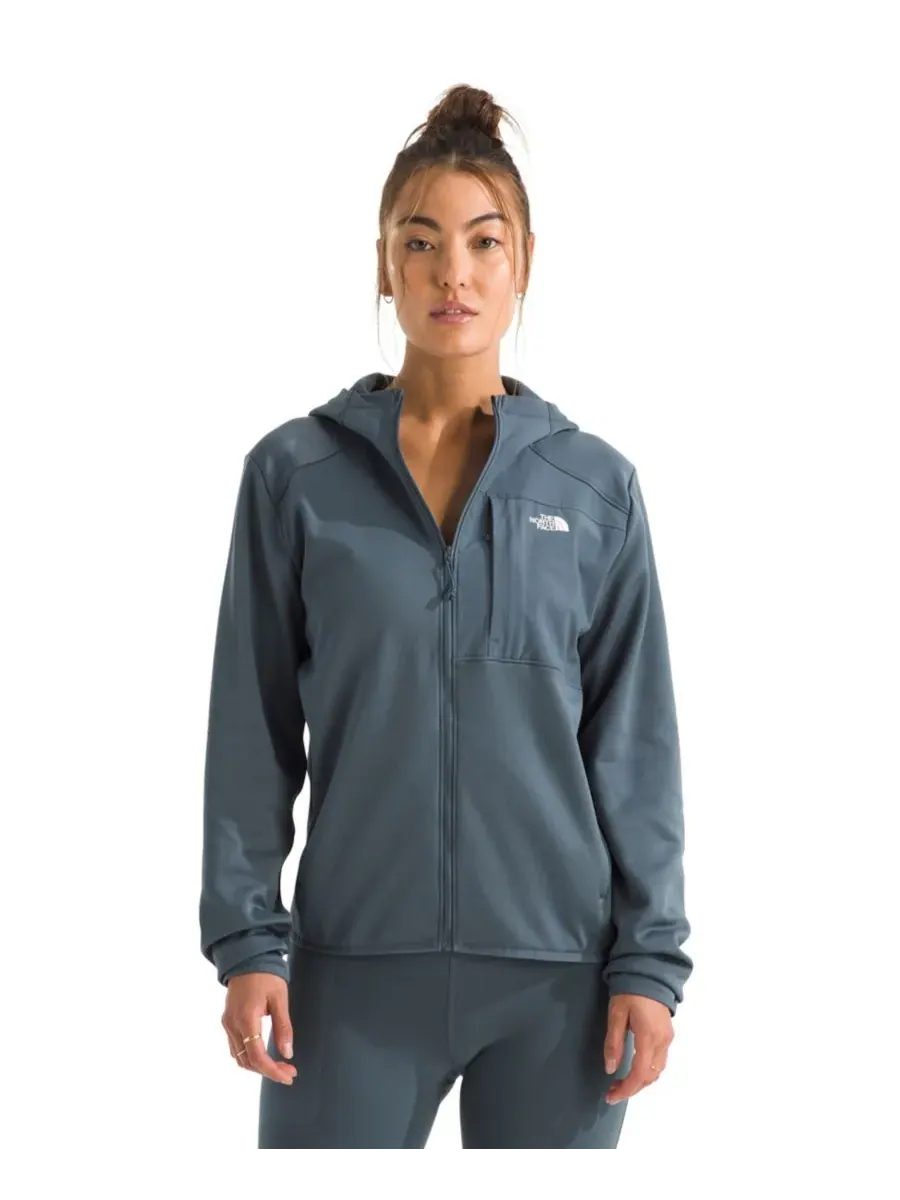 Женская флисовая толстовка на молнии для активного отдыха The North Face — изображение 1 из 6, серый