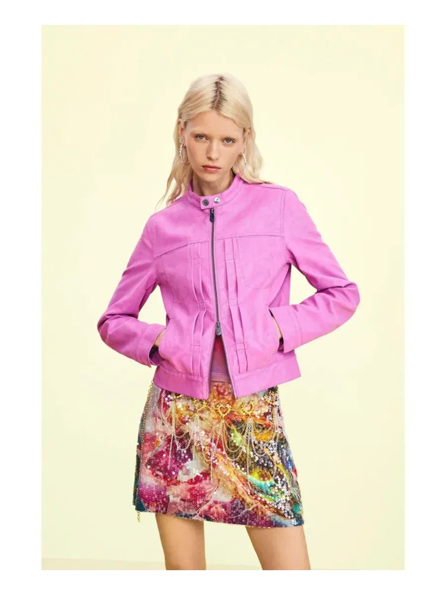 Женская куртка из искусственной кожи Desigual