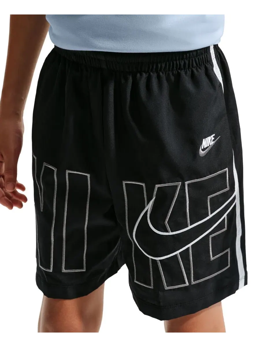Детские тренировочные шорты Multi Dri-FIT, размер 8-20 Nike — изображение 2 из 4, черный/белый