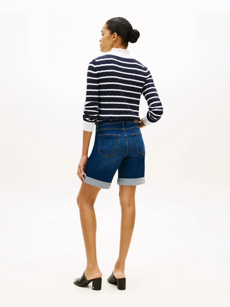 Женские джинсовые шорты Tommy Hilfiger — изображение 4 из 7, синий