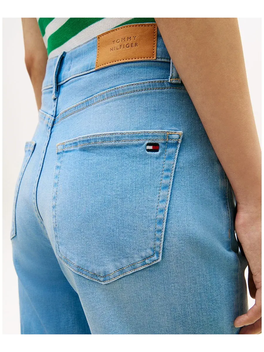 Женские джинсовые шорты Tommy Hilfiger — изображение 3 из 4, светлый синий