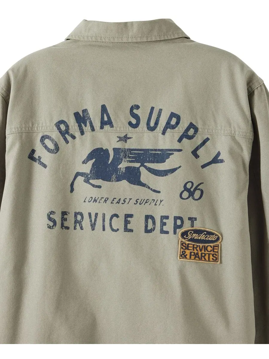 Мужская куртка с длинными рукавами "Garage" COTTON ON — изображение 6 из 6, серый