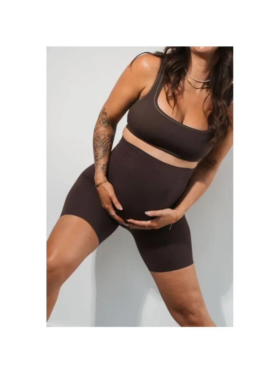 Короткие шорты Maternity Cloud Rider Vitality — изображение 4 из 6, эспрессо