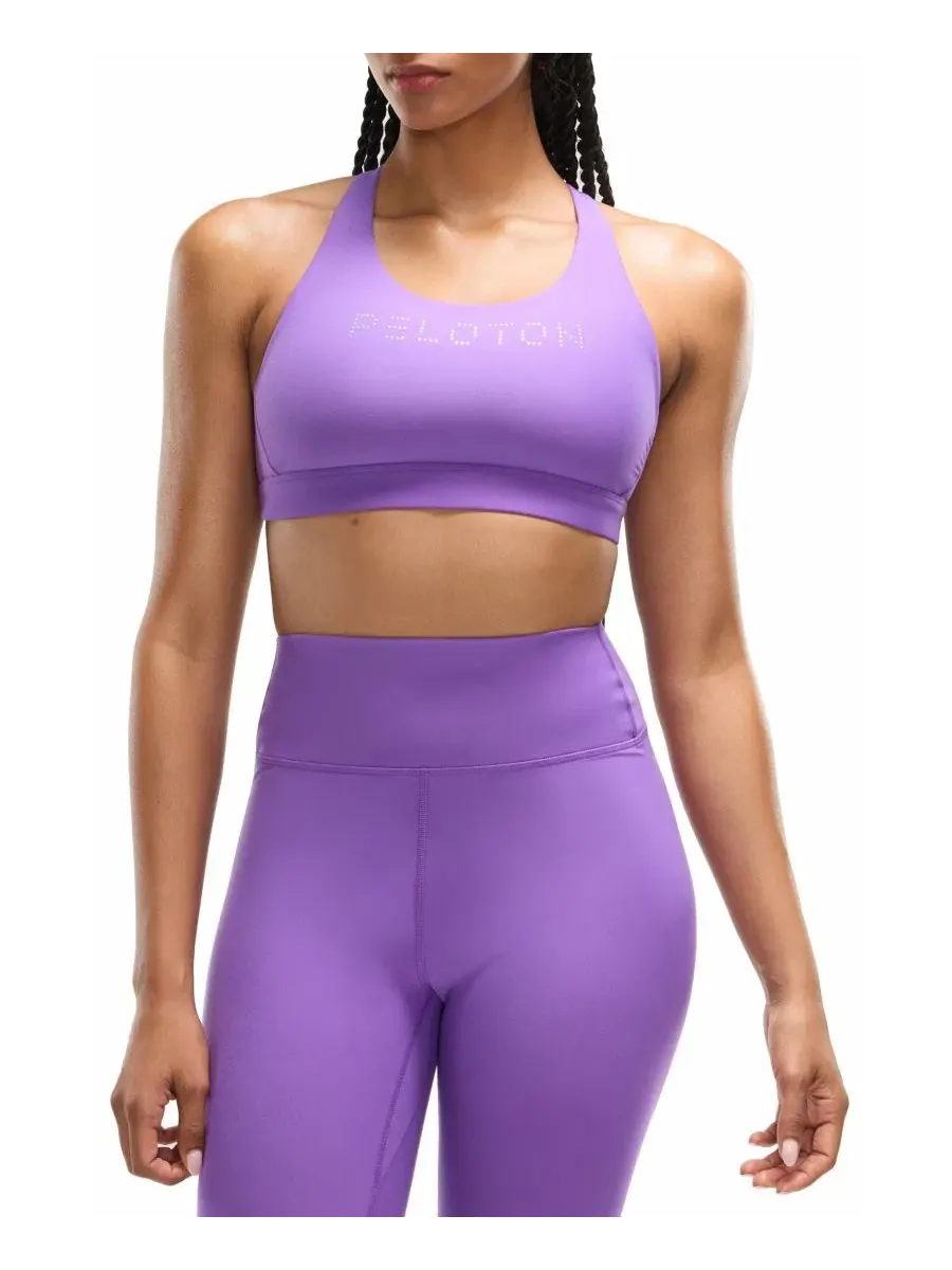 Спортивный бюстгальтер с рашгардом Peloton Cadent Everyday Racerback — фиолетовый