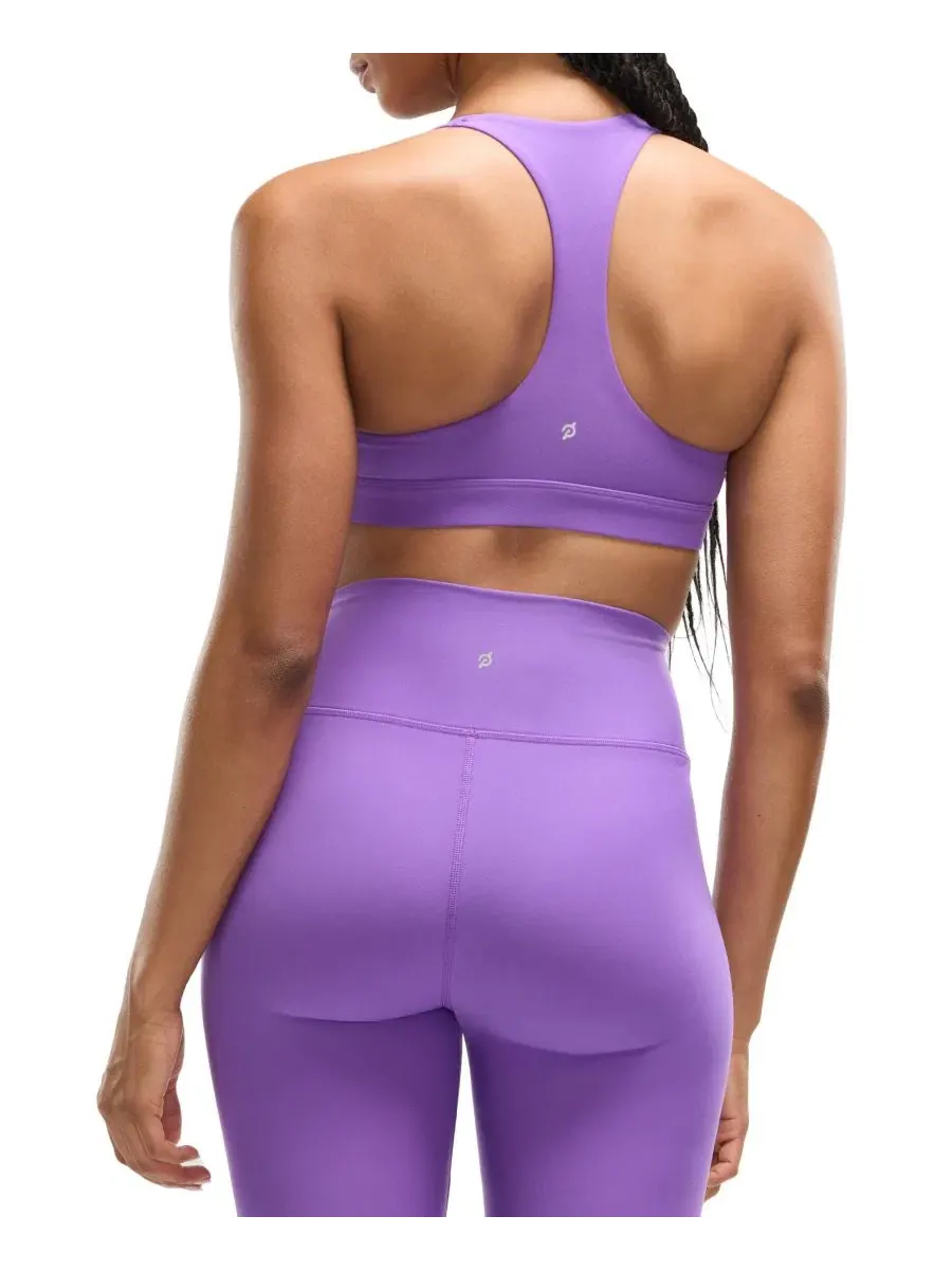 Спортивный бюстгальтер с рашгардом Peloton Cadent Everyday Racerback — изображение 3 из 4, яркий фиолетовый