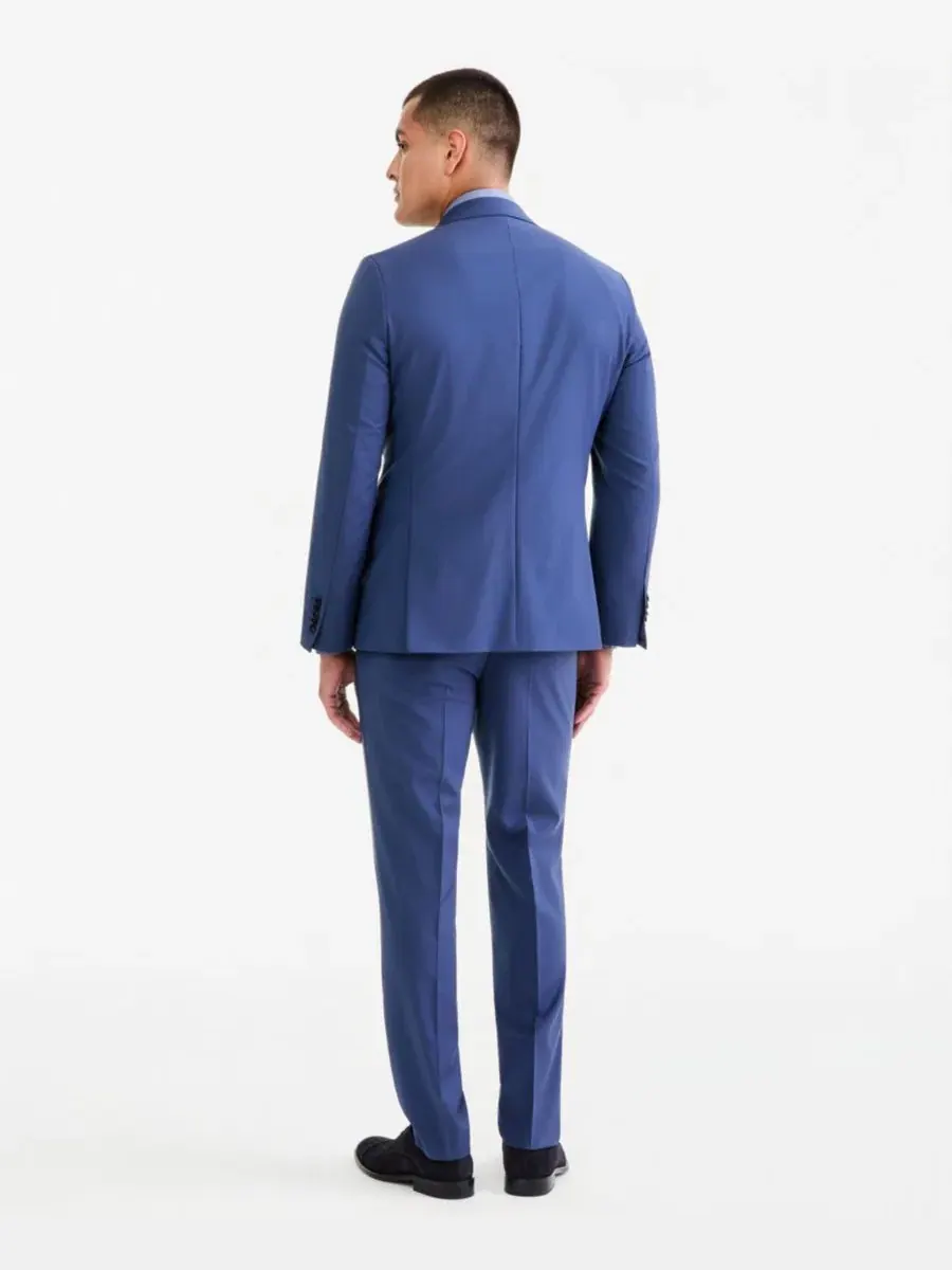 Костюм-двойка из шерсти, современный крой Hugo Boss — изображение 2 из 3, синий
