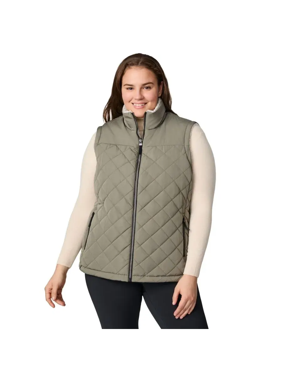 Жилет утепленный двусторонний Expedition II Stratus Lite Reversible Free Country — зеленый