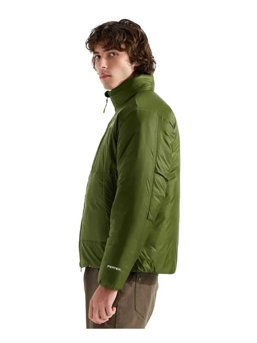 Мужская куртка из нейлона Pertex с полноразмерной застежкой-молнией, модель Explore Jacket The — изображение 3 из 4, зеленый