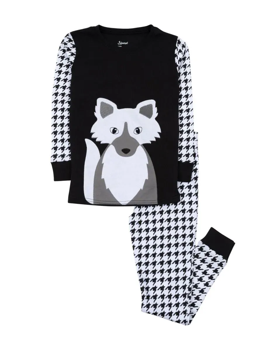 Детская пижама из хлопка с длинным рукавом, комплект из двух предметов, Cozy Critters Leveret — изображение 1 из 3