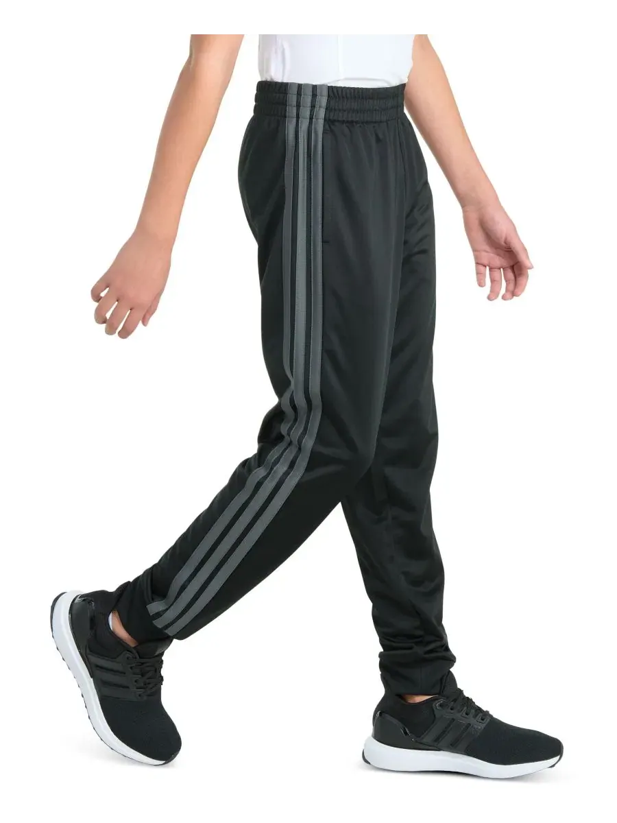 Спортивные брюки adidas с логотипом 3-Stripes — изображение 2 из 6, черный/серый