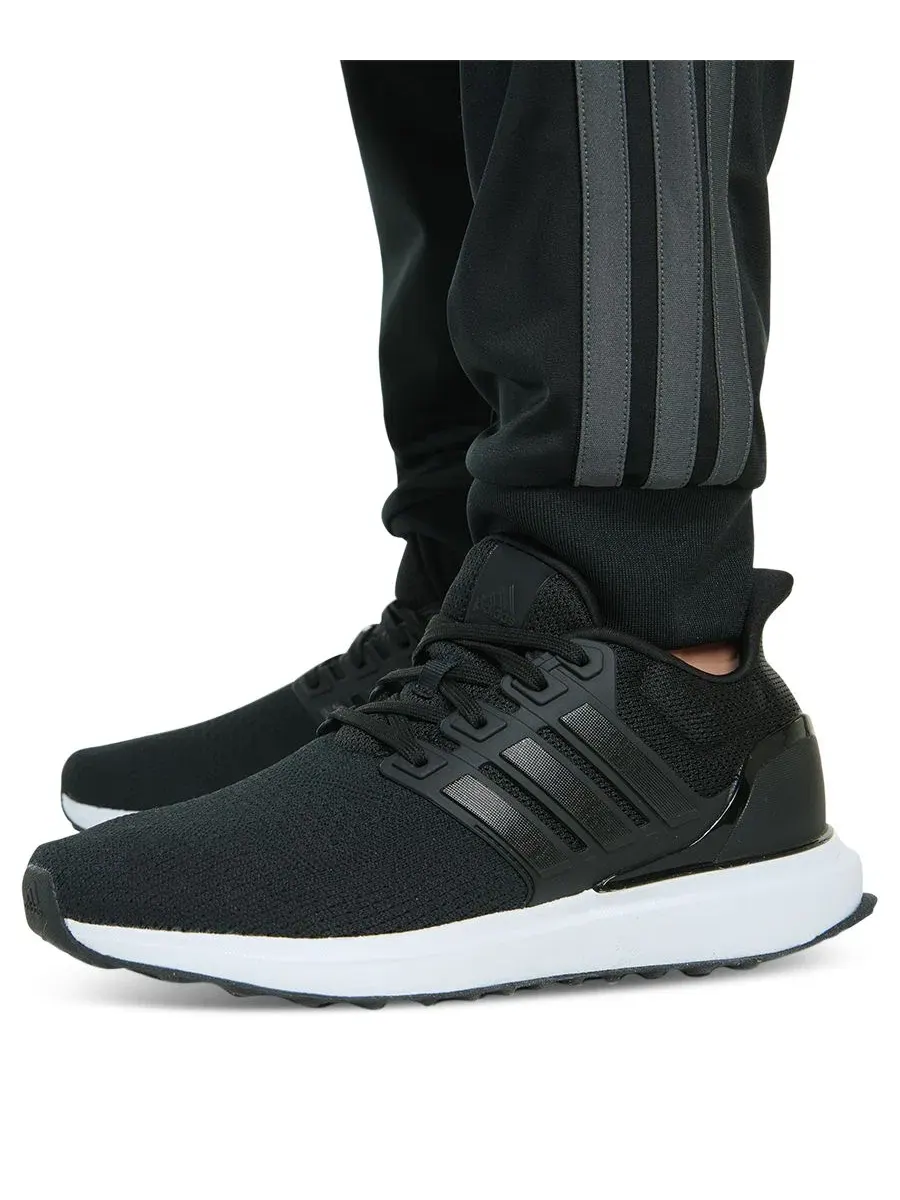 Спортивные брюки adidas с логотипом 3-Stripes — изображение 5 из 6, черный/серый