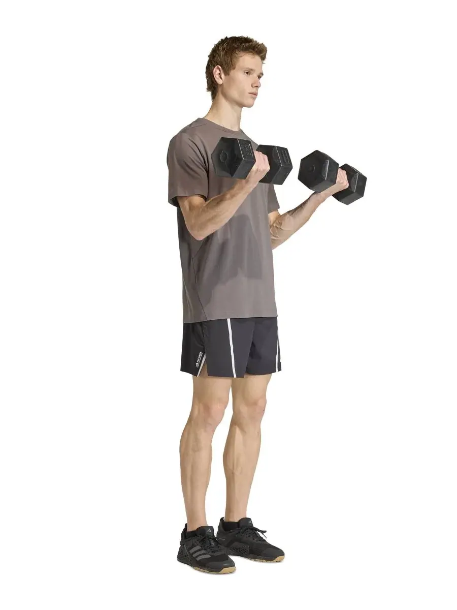 Футболка с коротким рукавом, технология climacool, Designed for Training Essentials Logo adidas — изображение 2 из 3