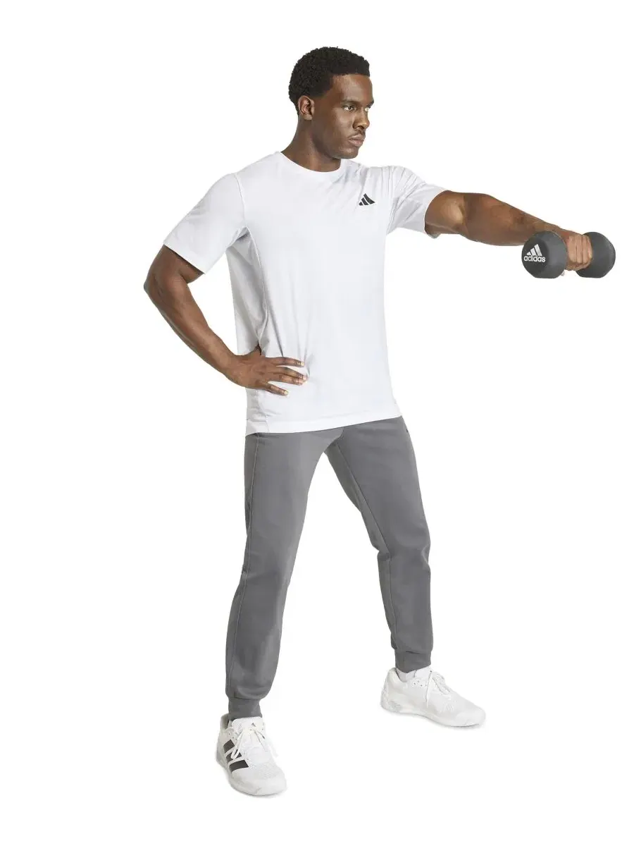 Футболка с технологией climacool и принтом Designed for Training Essentials adidas — изображение 2 из 3, белый