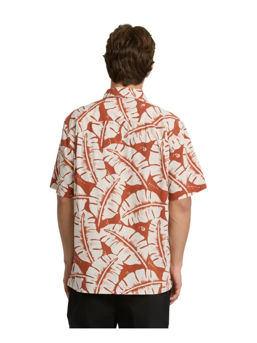 Мужская рубашка с коротким рукавом Fronds Quiksilver Waterman — изображение 3 из 3, пикантный