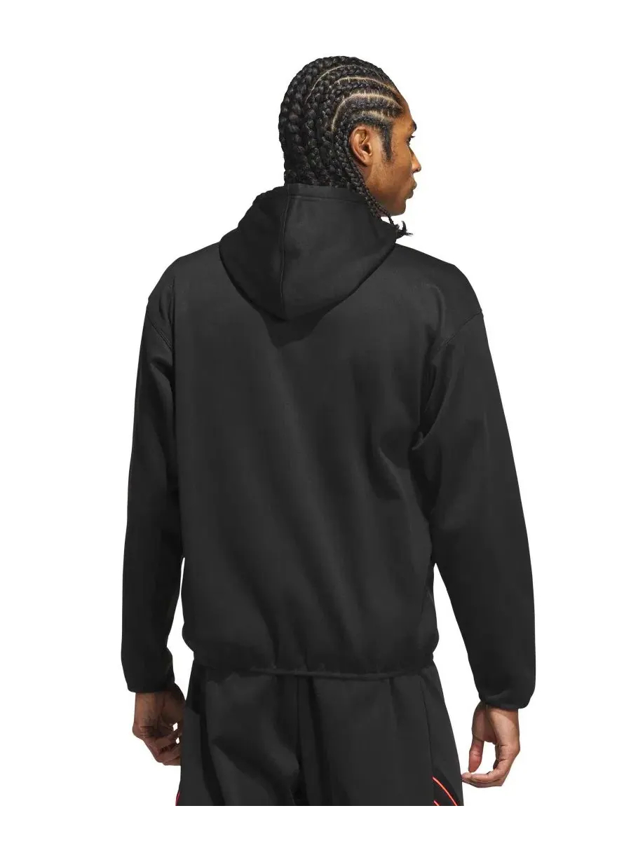 Куртка-худи с капюшоном Crazy Warm на молнии, мужская adidas — изображение 3 из 3, черный
