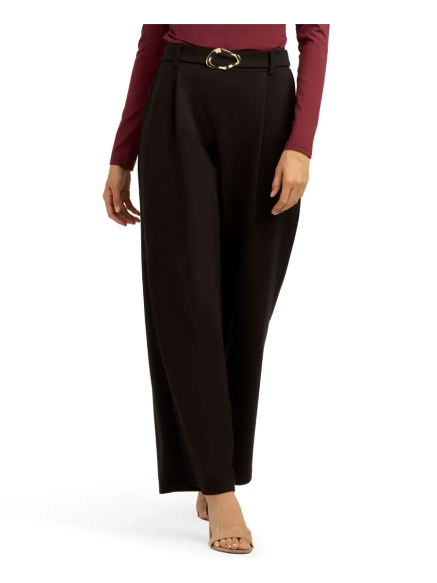 Брюки с широкими штанинами, модель Wide-Leg BCX — черный