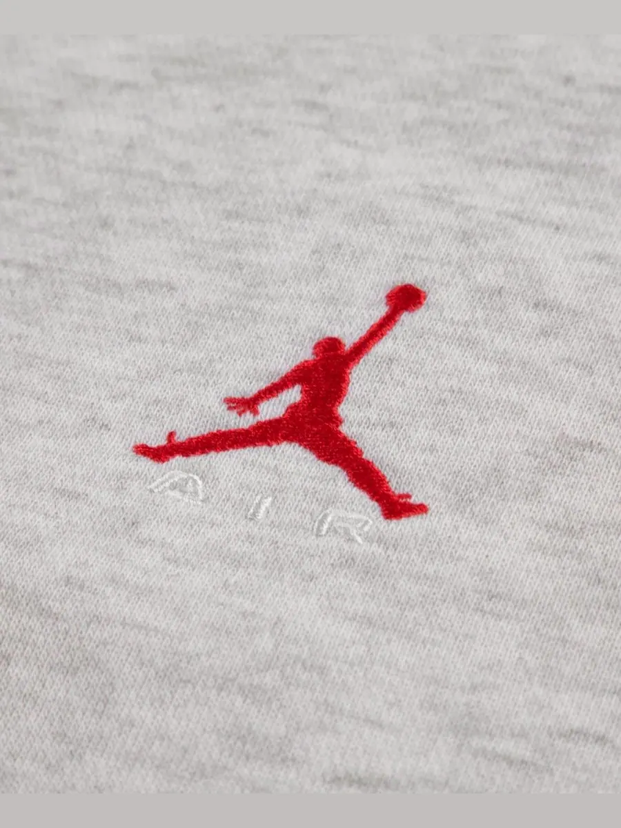 Детский худи с капюшоном и молнией Brooklyn Fleece Jordan — изображение 3 из 4, серый