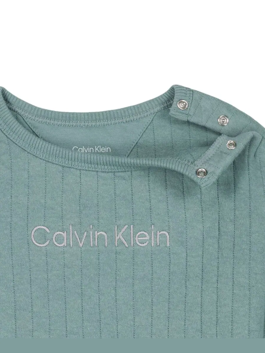 Комплект из лонгслива и брюк Calvin Klein — изображение 5 из 5, мульти