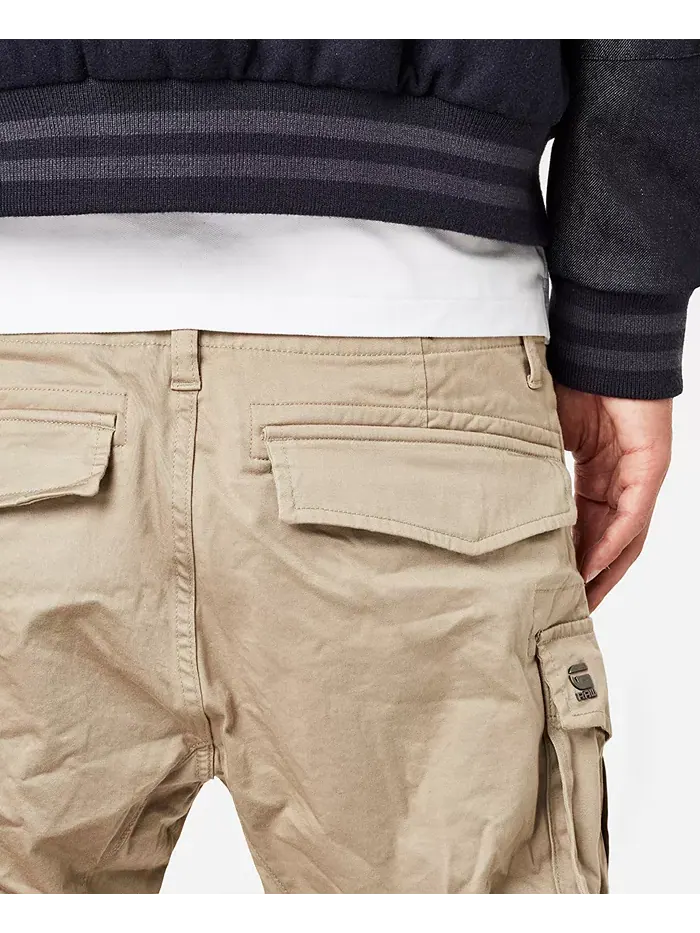 Мужские брюки Rovic Zip 3D Straight Tapered Cargo G-Star Raw — изображение 3 из 7, дюна