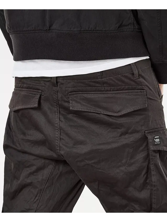Мужские брюки Rovic Zip 3D Straight Tapered Cargo G-Star Raw — изображение 2 из 5, вороновый