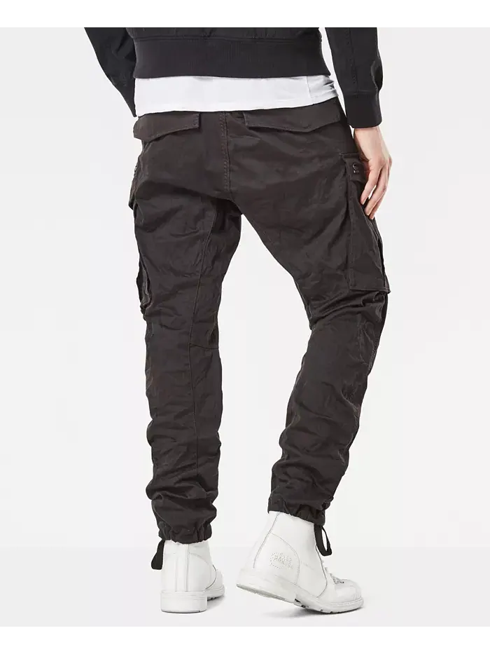 Мужские брюки Rovic Zip 3D Straight Tapered Cargo G-Star Raw — изображение 3 из 5, вороновый