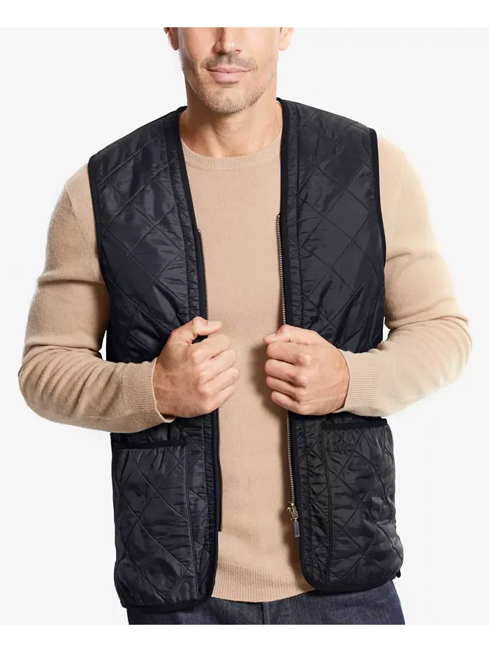 Мужская утепленная жилетка Polar-Quilt Barbour — изображение 1 из 1, темно-синий