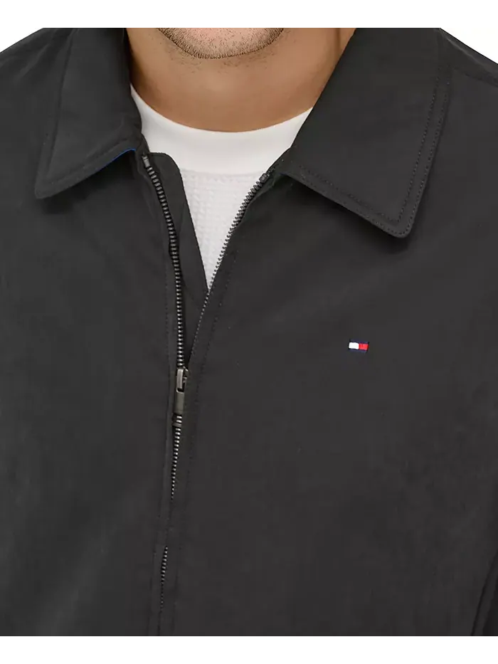 Мужская легкая куртка на молнии Tommy Hilfiger — изображение 4 из 6, черный