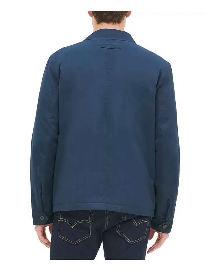 Мужская легкая куртка на молнии Tommy Hilfiger — изображение 5 из 6, темно-синий