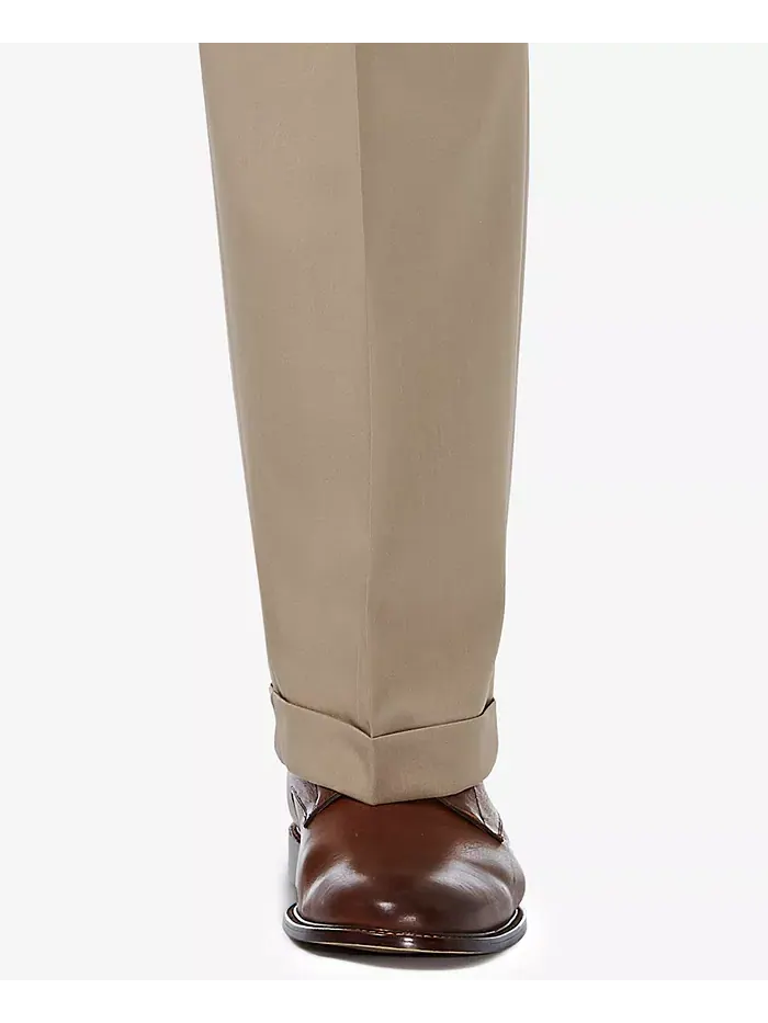 Мужские классические брюки со складками Big & Tall Premium Comfort Stretch, однотонные Haggar — 6