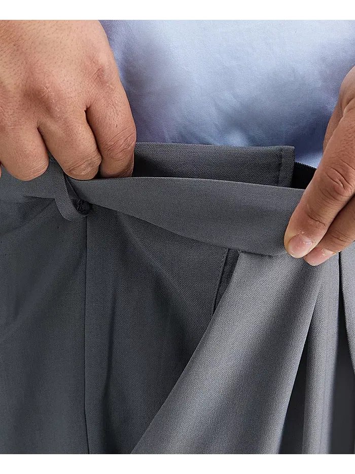 Мужские классические брюки со складками Big & Tall Premium Comfort Stretch, однотонные Haggar — 5