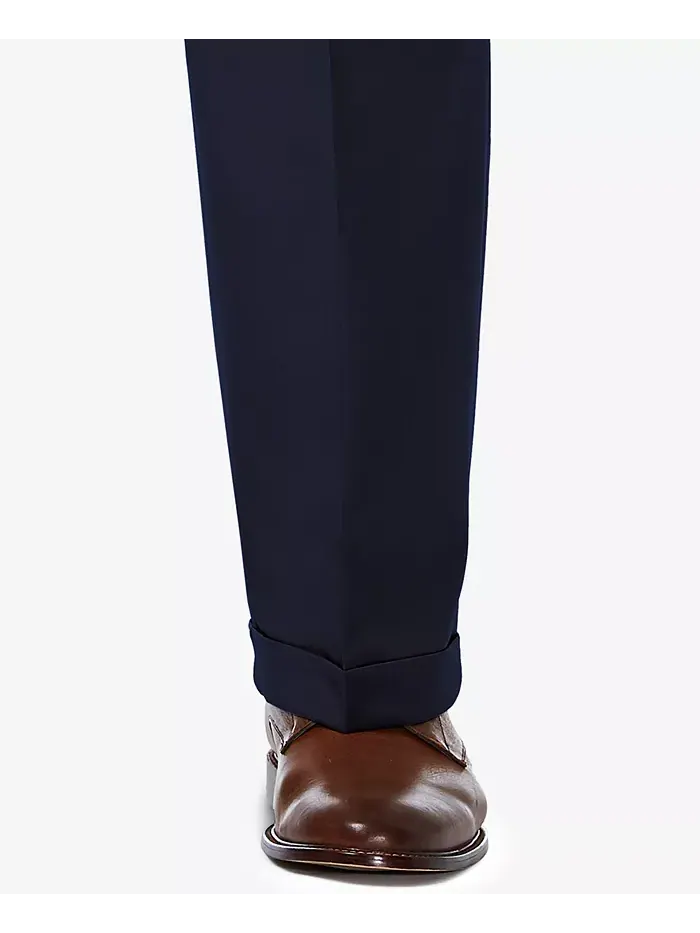 Мужские классические брюки со складками Big & Tall Premium Comfort Stretch, однотонные Haggar — 6