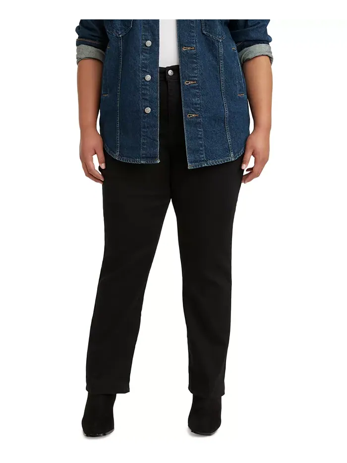 Модные джинсы прямого кроя с высокой посадкой 724 Plus Size Levi's