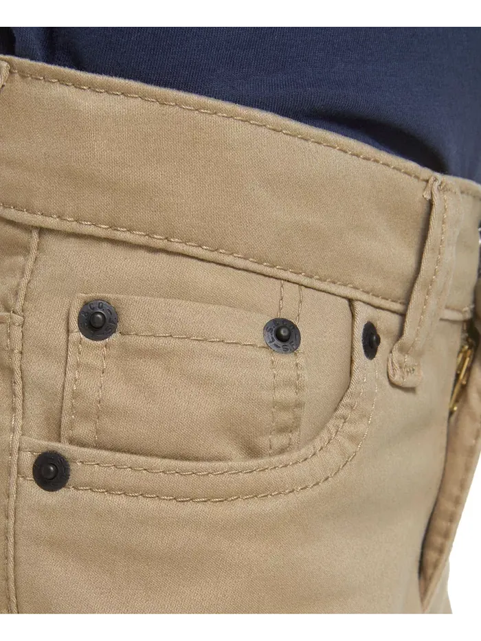Брюки Little Boys 511 Slim Fit Five-Pocket Sueded Levi's — изображение 9 из 10, золотистый