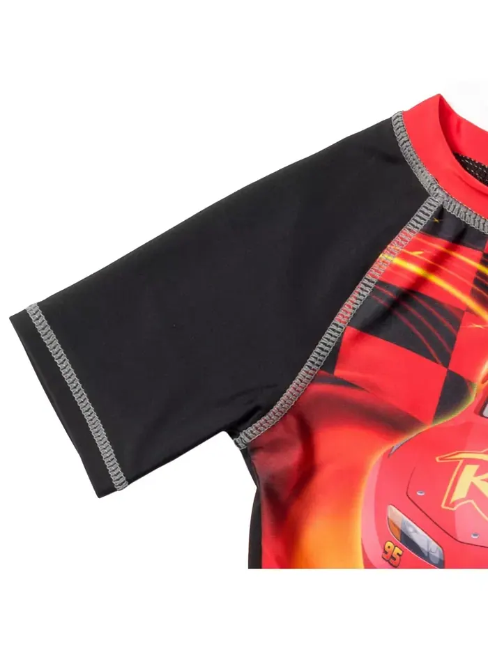 Детский комплект для плавания Disney Pixar Lightning McQueen: рашгард и плавки для мальчиков Cars — изображение 7 из 7