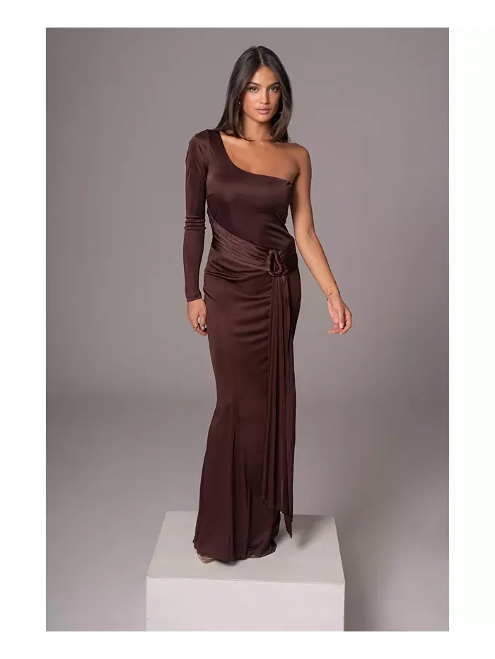 Женское платье Muoi Maxi JLUXLABEL — коричневый