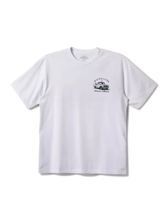 Футболка Quiksilver Men's Four Wheeler Screen Quiksilver Waterman — изображение 3 из 3, абрикос