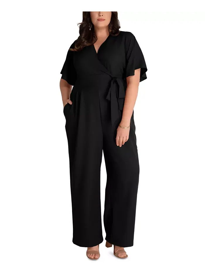 Комбинезон Charisma Crepe Plus Size Kiyonna — черный