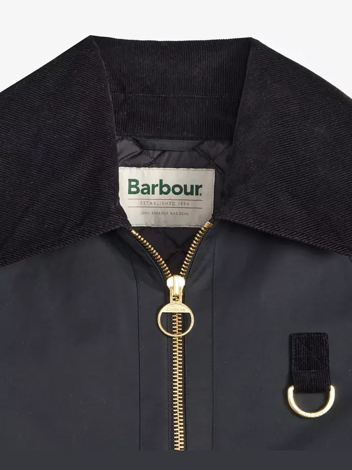 Женская куртка Nora с большим воротником Barbour — изображение 4 из 4, черный