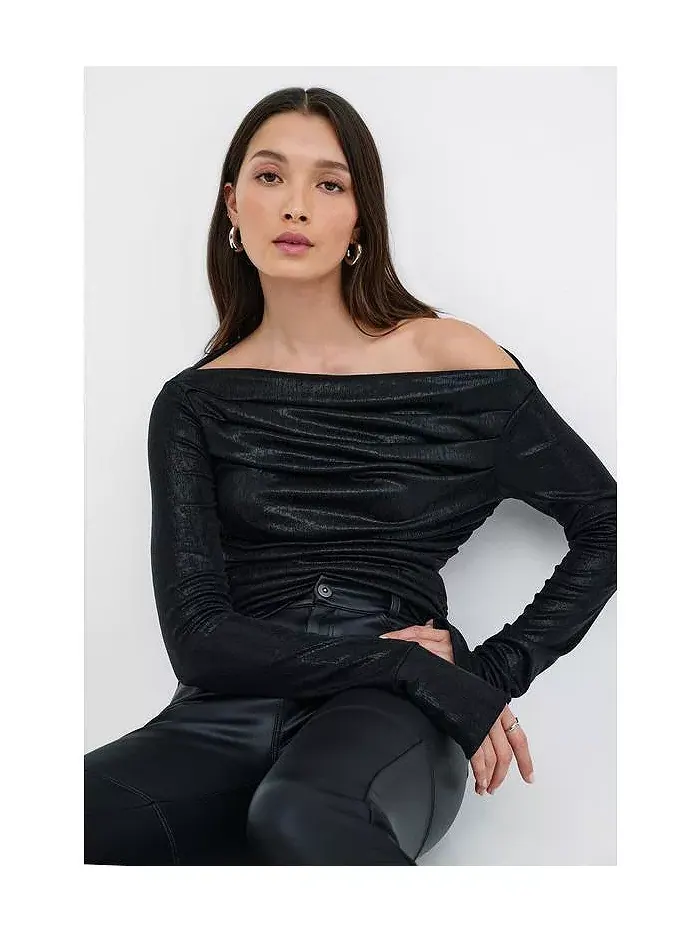 Женский топ Cooper Metallic Marcella — изображение 7 из 8, оникс