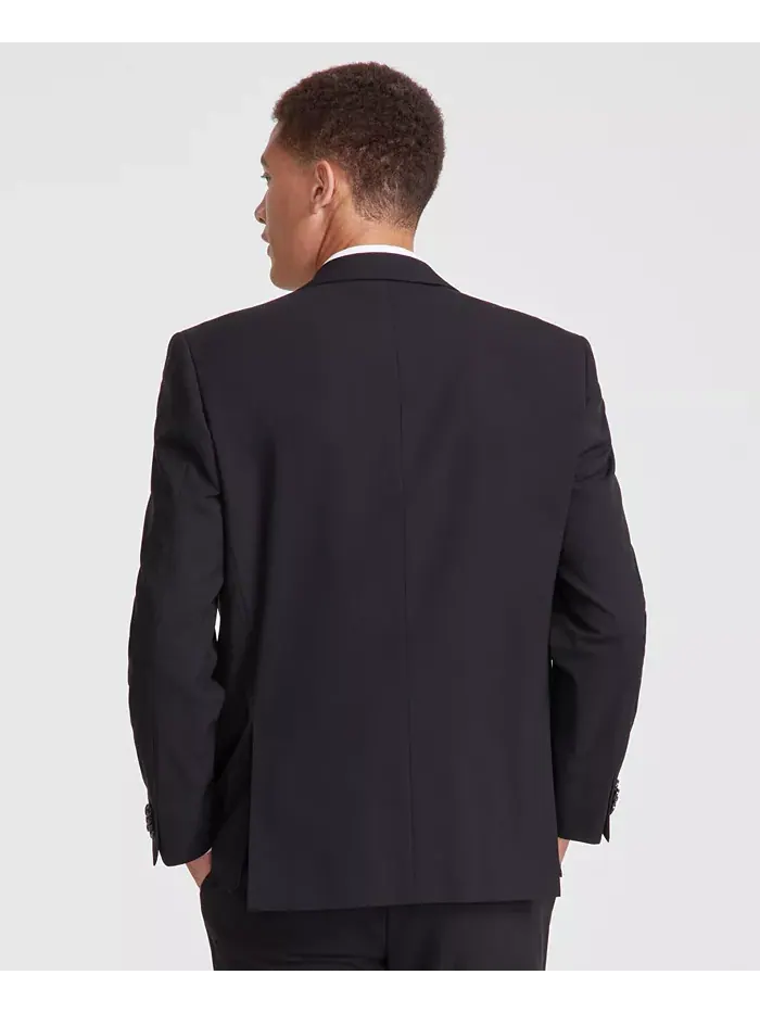 Перри Эллис Мужской Костюм Modern-Fit Solid Nested Perry Ellis Portfolio — изображение 4 из 11, черный
