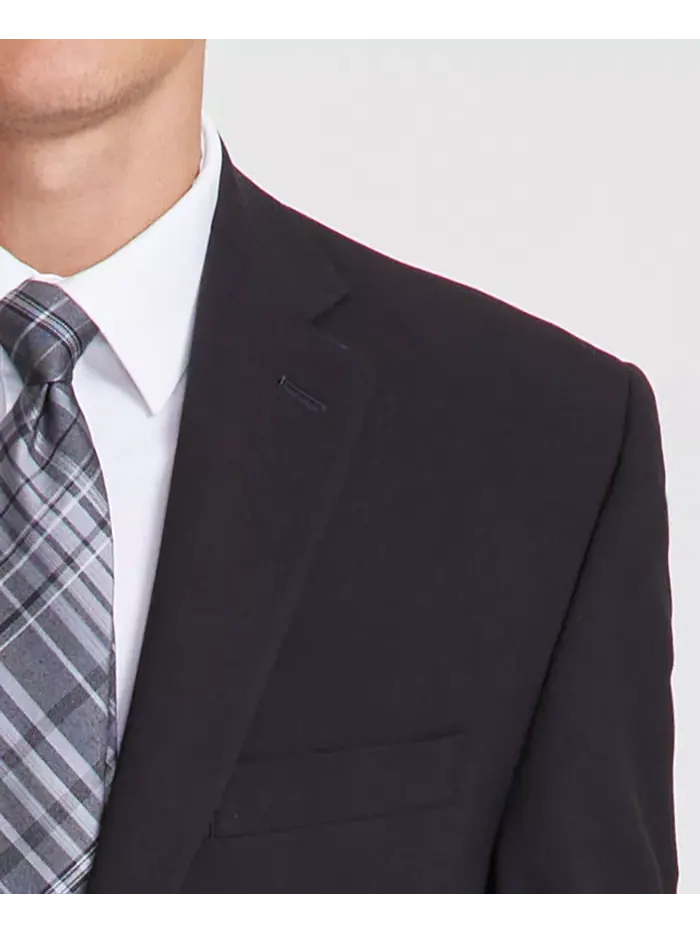 Перри Эллис Мужской Костюм Modern-Fit Solid Nested Perry Ellis Portfolio — изображение 5 из 11, черный