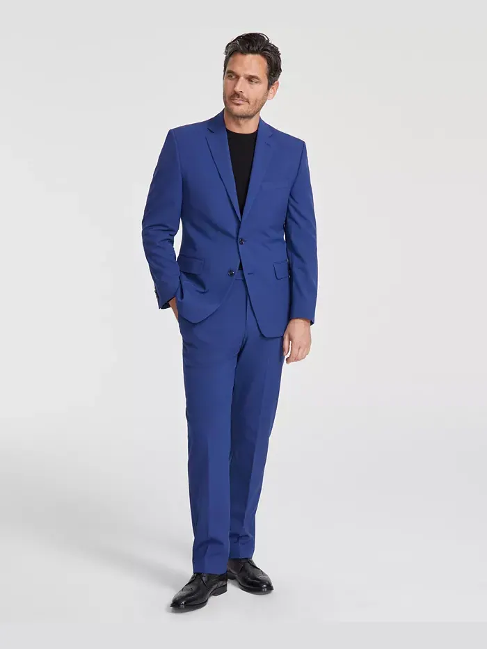 Перри Эллис Мужской Костюм Modern-Fit Solid Nested Perry Ellis Portfolio — изображение 1 из 1, темно-синий